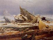 Caspar David Friedrich The Wreck of Hope oil painting